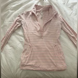 Lululemon Half Zip Pullover with Lace Detail
